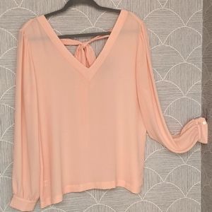 Loft Blouse - Peachy Pink Size Medium